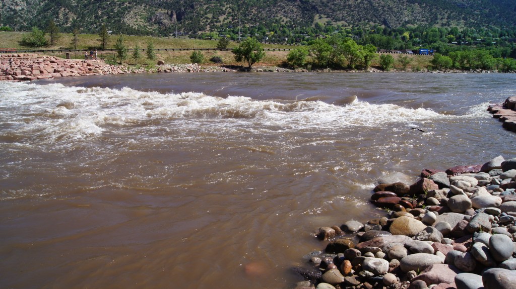 The Colorado River at work on a new Grand Canyon 