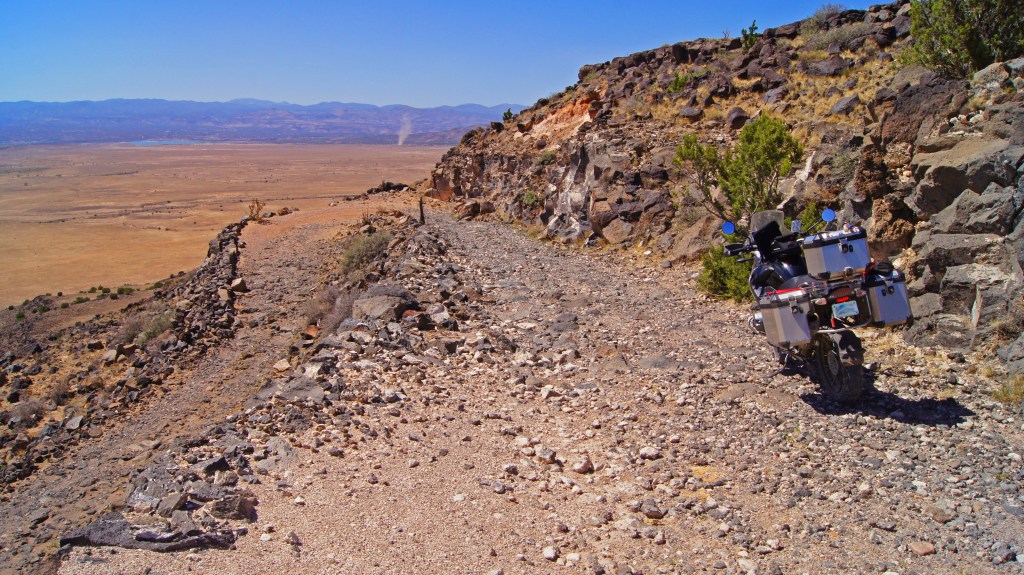 Surveying the Valley at the top of La Bajada