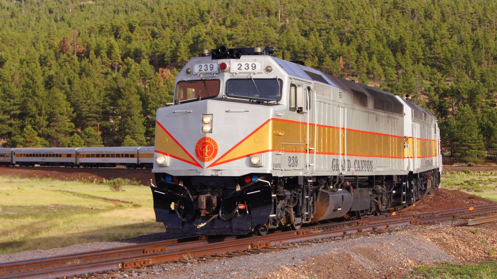 Returning to Williams from the Grand Canyon Crossing a pre-1941 RT66 Alignment (AZG)