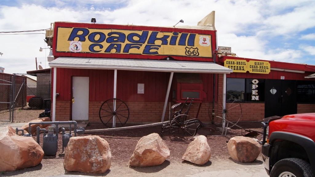 I promised all the roadside nappers that I'd take them for dinner, so I took them FOR dinner.